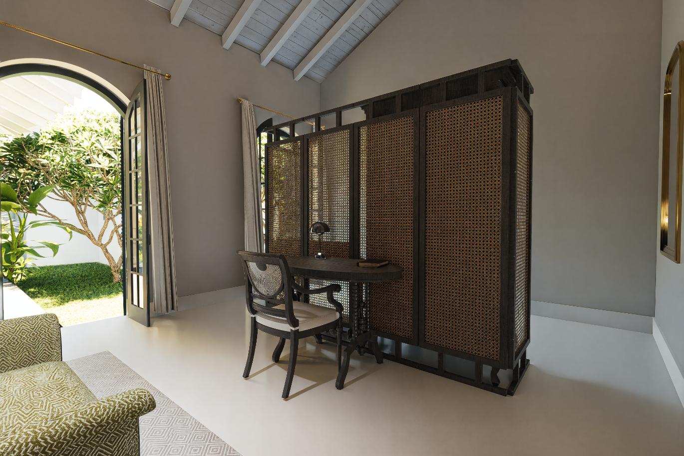 Colonial Garden Suite with pool and ocean view